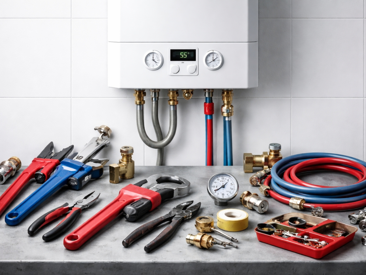 Boiler and plumbing tools